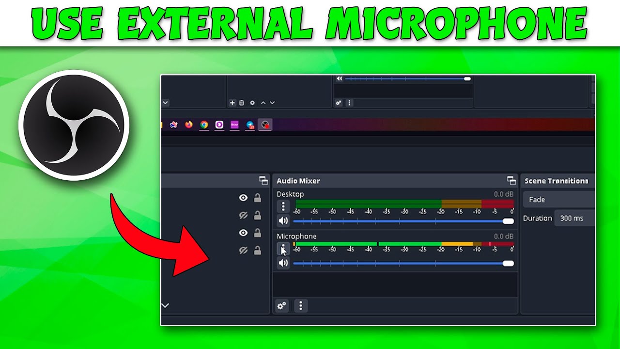 How To Use External Microphone In OBS Studio - YouTube