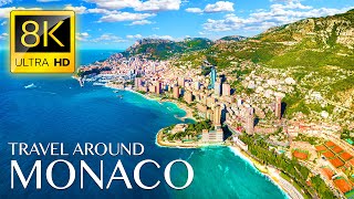 Travel Around MONACO in 8K ULTRA HD • Beautiful Scenery, Relaxing Music & Drone Videos screenshot 1