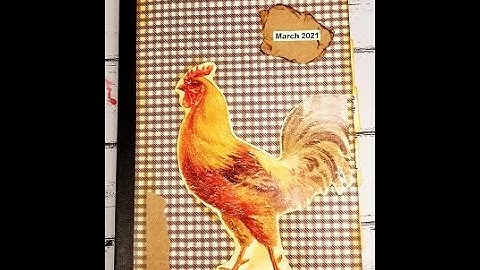 MARCH 2021- French Country Theme  JUNK JOURNAL - PLANNER - COMPOSITION NOTEBOOK