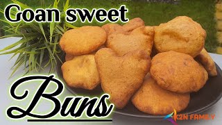 Goan Sweet Buns | How to make Goan Buns | Buns recipe | tea time snack