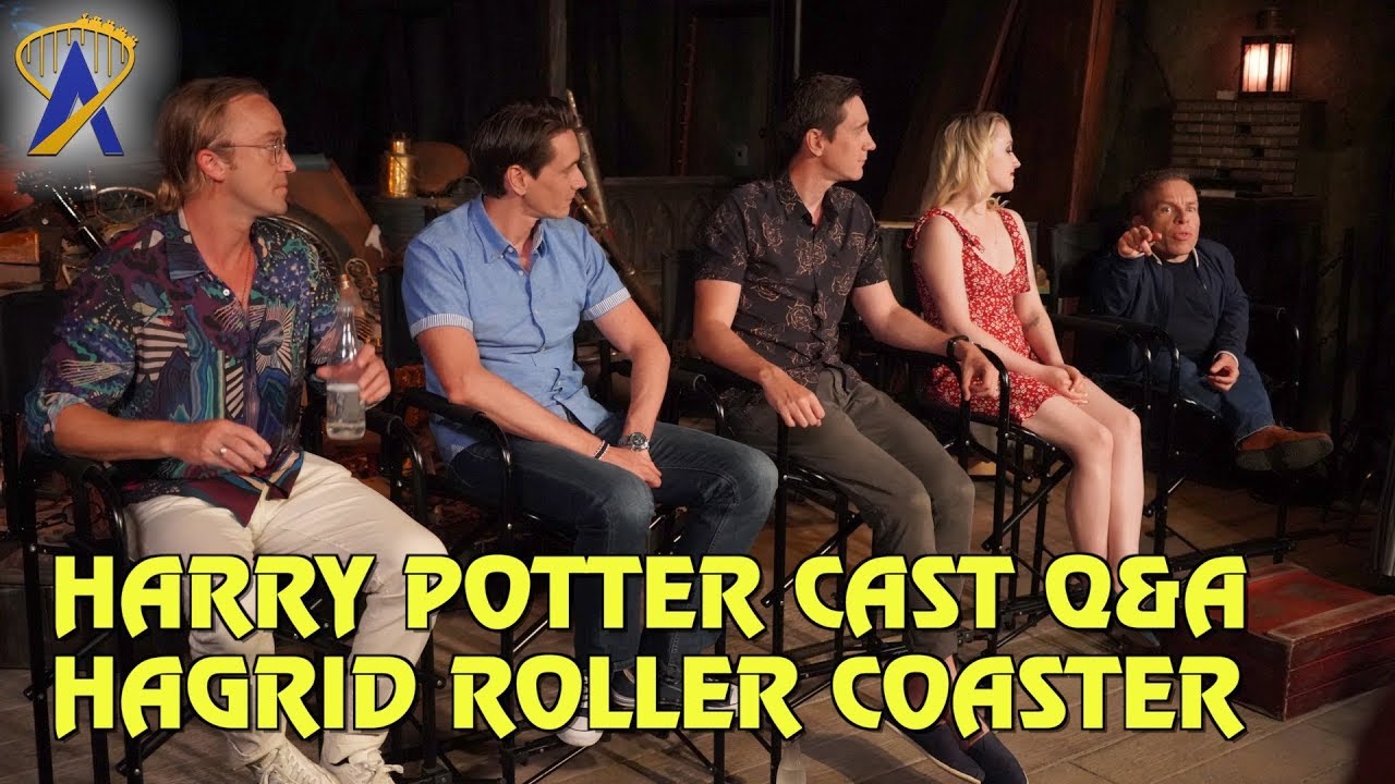 Harry Potter Cast Q&A at Hagrid's Magical Creatures Motorbike Adventure