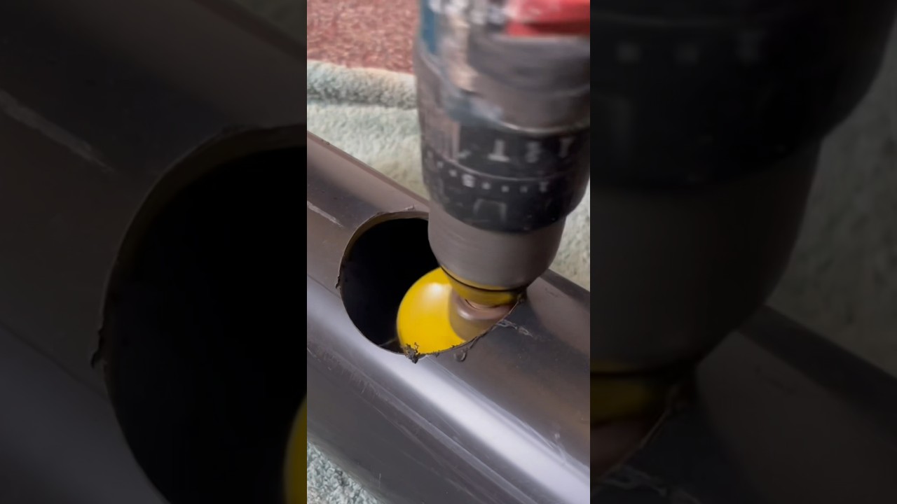 How to install a pipe boss for a 40mm waste water pipe 