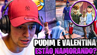 VALENTINA E PUDIM TÃO NAMORANDO COM O BRUNINHO E O LOBINHO? GTA RP