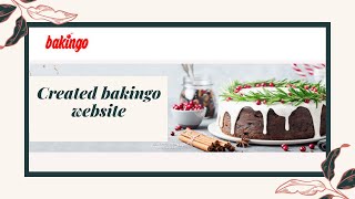 Created website same as the original website (Cake Website)