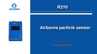 R210 Clean Environment Monitoring System Small Flow Dust Particle Counter Sensor