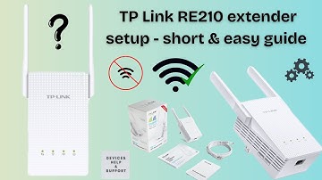 How to setup TP Link RE210 extender - Conplete & Easy guide to setup the TP Link RE210 Extender