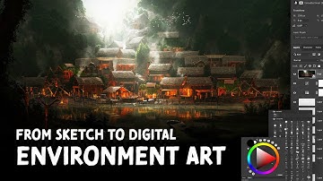 Transforming Sketches into Digital Masterpieces - Blender & Photoshop!