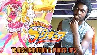 ALL PRECURE TRANSFORMING & POWER UPS REACTION