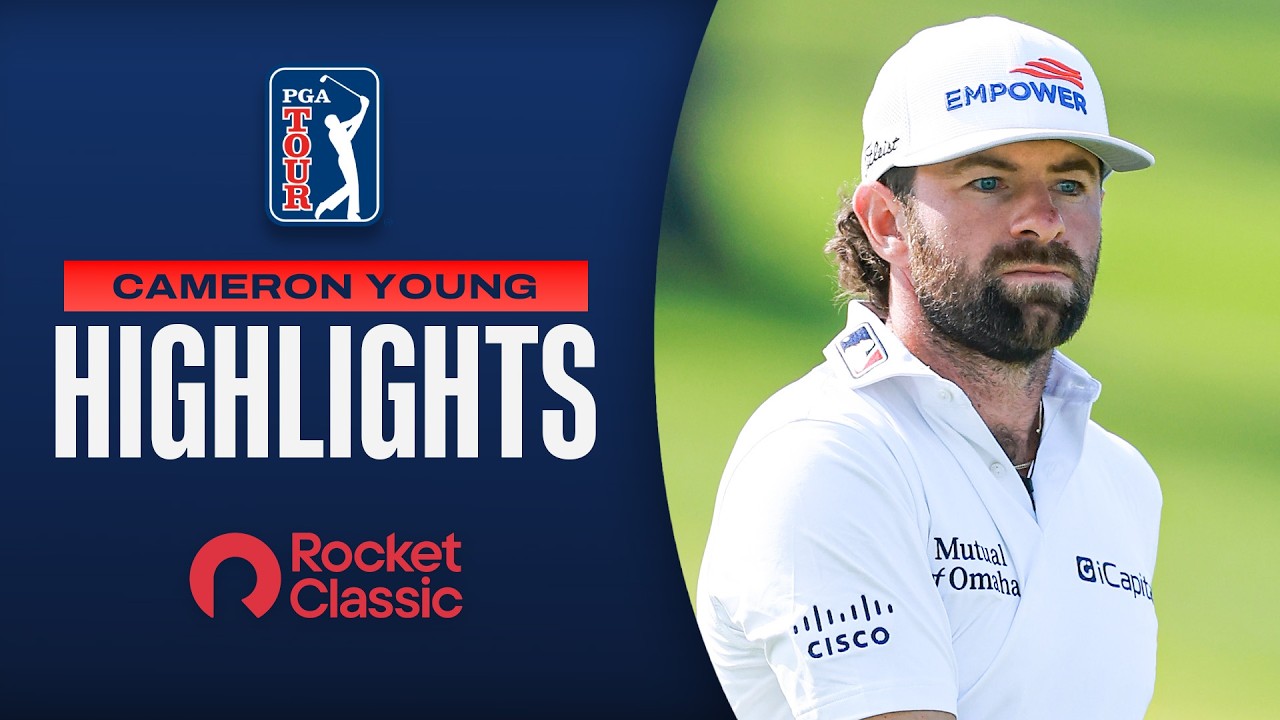 Cameron Young SURGES with record-tying 61 | Round 2 | Rocket Classic | 2026