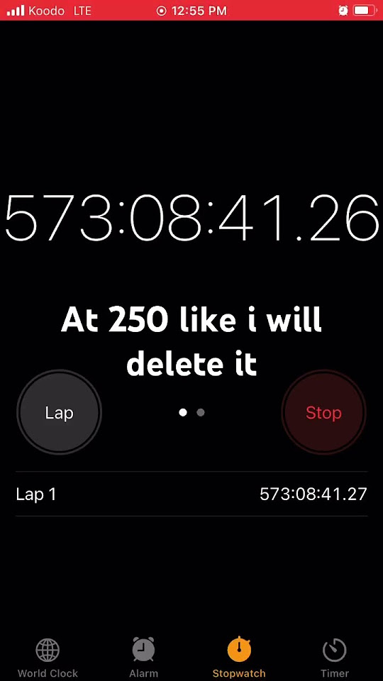 573 hours lol YouTube