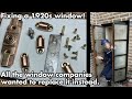 Restoring and fixing a 1920s industrial window that nobody else would attempt to fix! More to come!