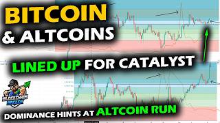 ALL LINED UP, Bitcoin Price Chart &amp; Altcoin Market Rise Structures Like 2021, Looking For Catalyst