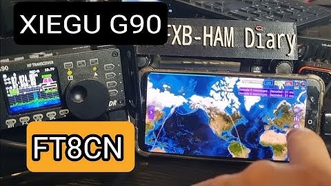 XIEGU G90 , FT8CN - Android Device Using USB Cable
