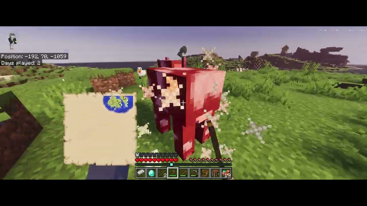 Surviving on a Minecraft island!(part 1)