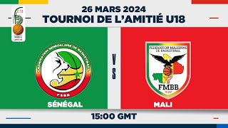 Sénégal vs. Mali I Tournoi international de l'Amitié U18 (Men) I @baskemali