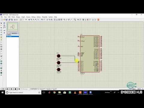 8051 LED BLINKING.