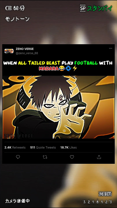 WHEN ALL TAILED BEAST PLAY FOOTBALL WITH MADARA 😂🌀 | MADARA vs all tail #shorts #anime #naruto