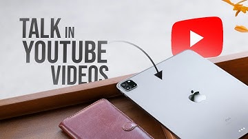 How to Talk in Your Youtube Videos on iPad (tutorial)