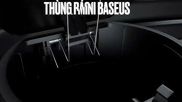 Giới thiệu thùng rác thông minh mini Baseus