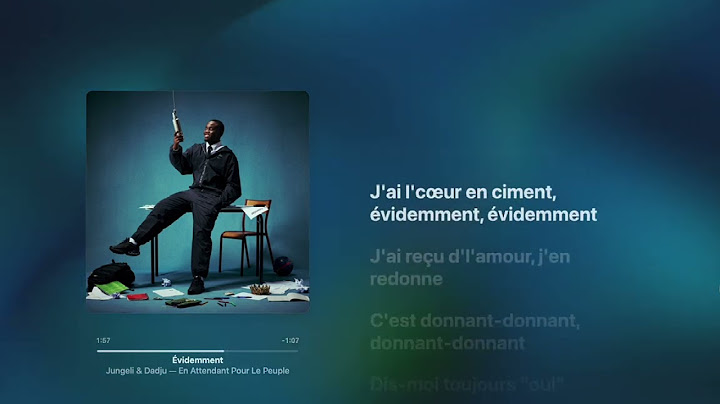 Jungeli & Dadju - Évidemment (Paroles)