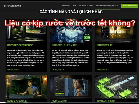 Video Mẫu card đồ họa mới RTX 3050 chuẩn bị ra mắt 27/1 giá... - youtube