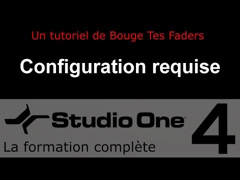 Formation Studio One 4 - B01: Configuration requise