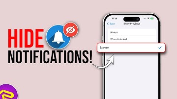 How to Hide Notifications on iPhone | Turn Off Notification Previews on iOS