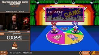 Tiny Toon Adventures: Buster Busts Loose! | Normal Mode Speedrun by janglestorm | BSG Plus 2026 screenshot 4