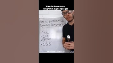 How To Pronounce A Programming Languages #coding #shorts