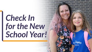 Check In for the New School Year