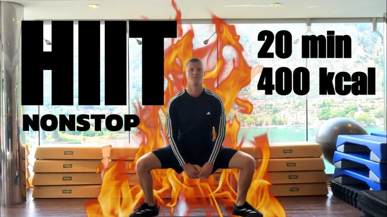 Burn 400 Calories! Full Body HIIT Workout Without Rest – 20 Min # ...