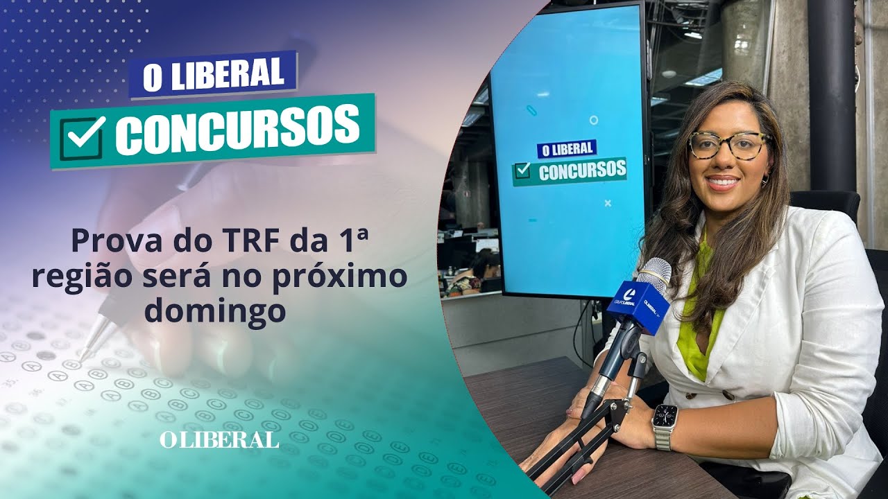 Prova do TRF da 1ª região será no próximo domingo - YouTube