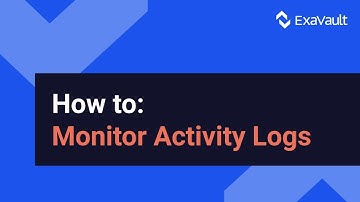 Activity Logs: Monitor and Export How To