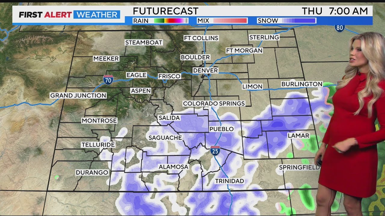 More Snow For Parts Of Colorado On Thursday - YouTube