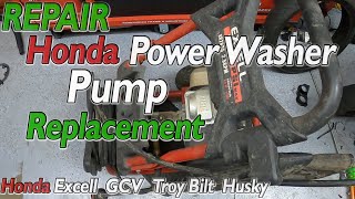 Honda Excell Pressure Washer PUMP Replacement How To Replace Honda Power Washer PUMP Not Working DIY