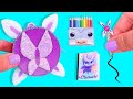 💜 MINI ÚTILES ESCOLARES de Lepidóptero o Hawk Moth Miraculous Ladybug que ¡¡SÍ FUNCIONAN!! 💜