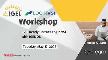 22.05.17  IGEL Ready Partner Login VSI with IGEL OS