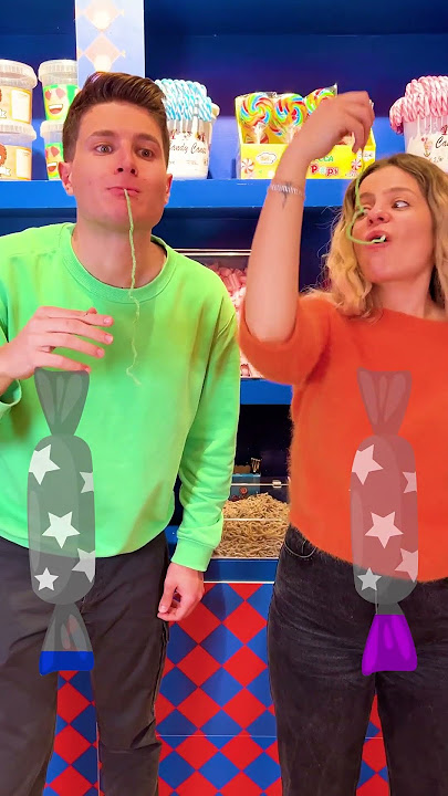 CHI MANGIA PRIMA LA CARAMELLA PIÙ LUNGA VINCE!!🍬