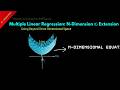 Multiple Linear Regression Extension to N  Dimension  || Telugu || Lesson 12 || Machine Learning ||