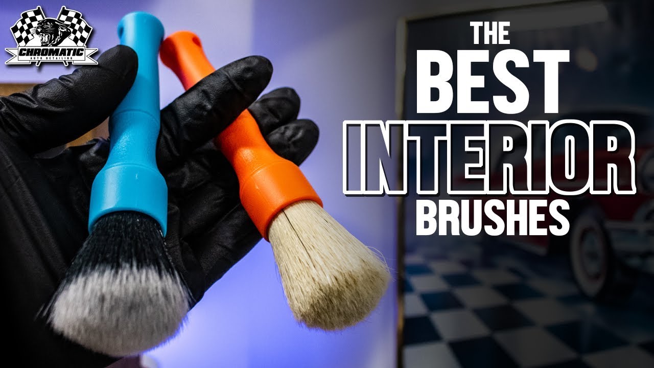 The Best Interior Detailing Brushes - 6.5 Inch Detail Factory Brushes! 