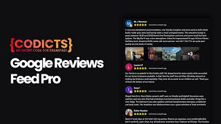 {CODICTS} WordPress - Google Reviews Feed Pro