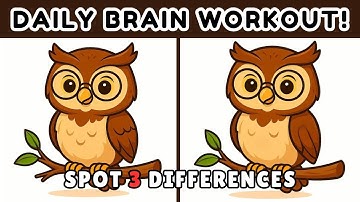 Ultimate Spot The Difference Challenge: Your Daily Brain Workout! [ Brain Exercise #30 ]
