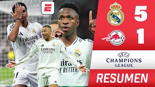 Thumbnail for REAL MADRID GOLEÓ 5-1 al SALZBURGO. DOBLETE de RODRYGO y VINICIUS. GOL de MBAPPÉ | Champions League