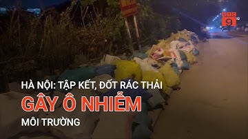 HÀ NỘI: TẬP KẾT, ĐỐT RÁC THẢI GÂY Ô NHIỄM MÔI TRƯỜNG | VTC9