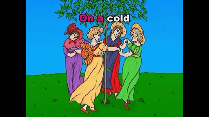 Here We Go Round The Mulberry Bush - Classic English Nursery Rhyme Sing Along Songs Videos Lyrics 4K