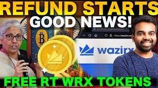 WAZIRX BIG UPDATE | TOKENS REFUND PROCESS EXCHANGE | TOKEN DESLTING ON WAZIRX | CRYPTO INDIA NEWS