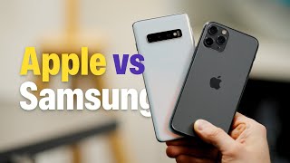 :  iPhone vs  Samsung.  ?