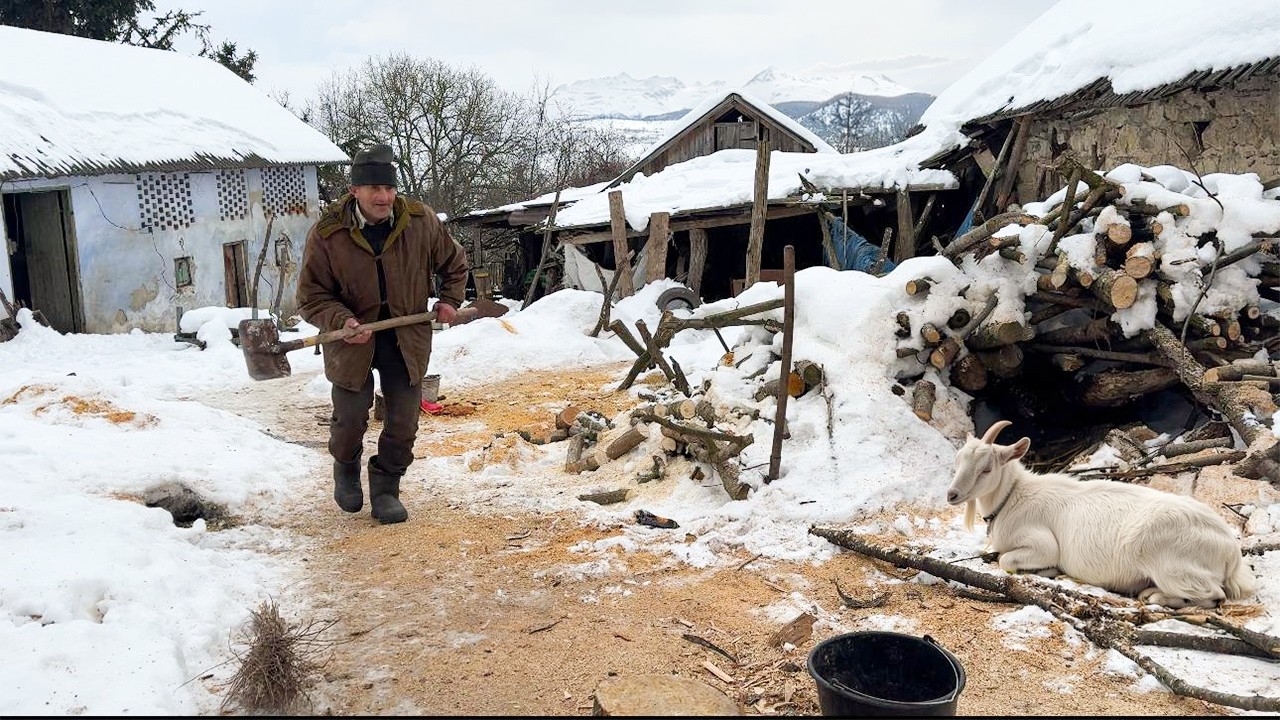 Forgotten Village in The Carpathians The Life of an Old Grandfather