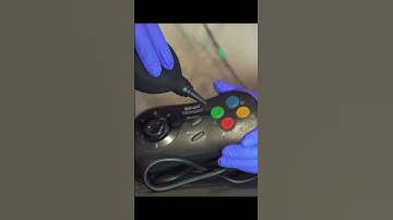 Dusting a Super Retro Arcade Controller #retrogaming #gaming #nostalgia #asmr #games #relaxing