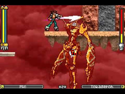 Shaman King:Master of Spirits 2 Spirit of Fire boss battle (Expert,No  damage,No attack-spirits)